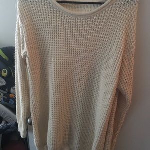 Cream sweater/tunic